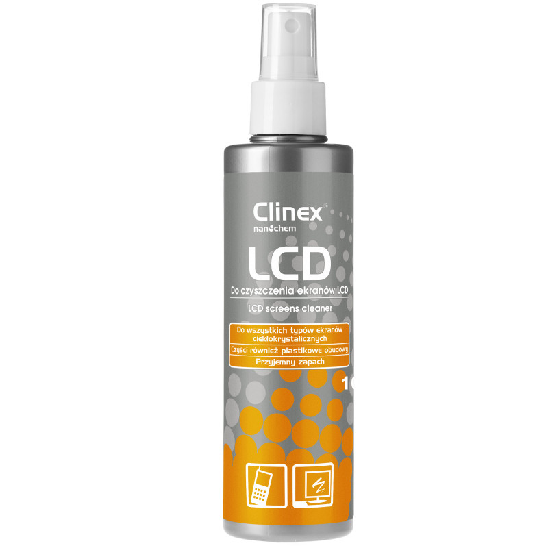 Skystis CLINEX LCD telefonų ekranų ir LCD monitorių valymui 200ML