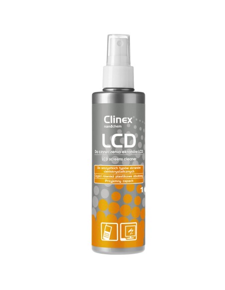 Skystis CLINEX LCD telefonų ekranų ir LCD monitorių valymui 200ML Skystis CLINEX LCD telefonų ekranų ir LCD monitorių valymui 200ML