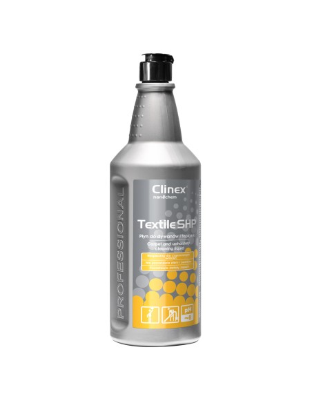 CLINEX Textile SHP 1L plovimo skystis kilimams, baldams ir apmušalams valyti CLINEX Textile SHP 1L plovimo skystis kilimams, baldams ir apmušalams valyti