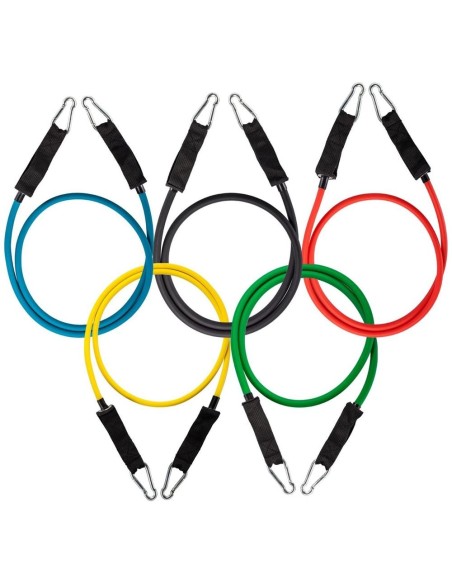 Pratimų plėtiklis fitneso juostoms + priedai RINKINYS