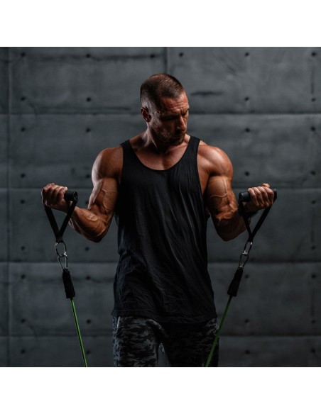 Pratimų plėtiklis fitneso juostoms + priedai RINKINYS