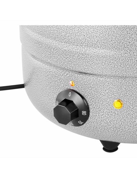 Sriubos puodas elektrinis nerūdijančio plieno cool-touch 400 W 10 l 35-80C sidabras Sriubos puodas elektrinis nerūdijančio plieno cool-touch 400 W 10 l 35-80C sidabras
