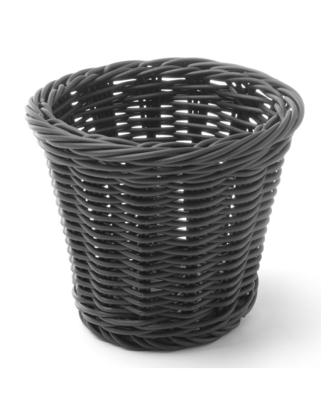 Krepšelis keptiems užkandžiams patiekti juodas diam. 130x110 mm – Hendi 426050 Krepšelis keptiems užkandžiams patiekti juodas diam. 130x110 mm – Hendi 426050