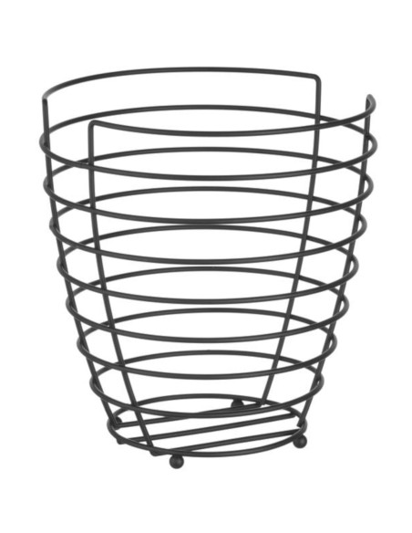 Krepšinis vielinis vaisių dubuo juodas su matiniu skersmuo. 230 mm – Hendi 427187 Krepšinis vielinis vaisių dubuo juodas su matiniu skersmuo. 230 mm – Hendi 427187