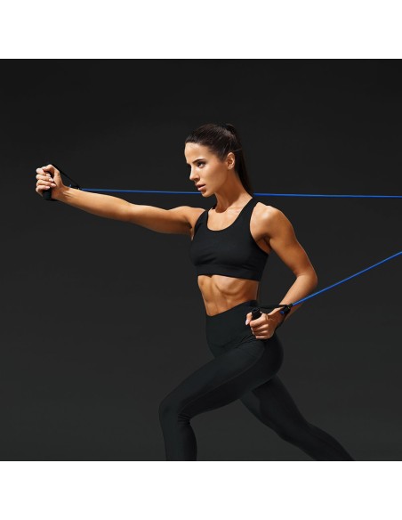 Pratimų plėtiklis fitneso juostoms + priedai RINKINYS