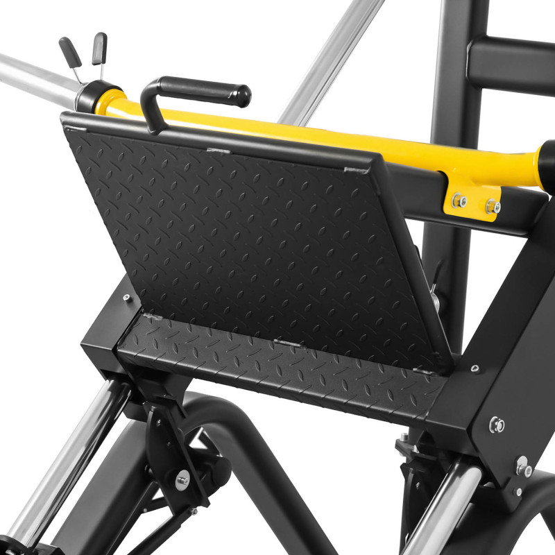 Stoginis įtaisas, skirtas pritūpimų pratimams įkalnėje pusėje