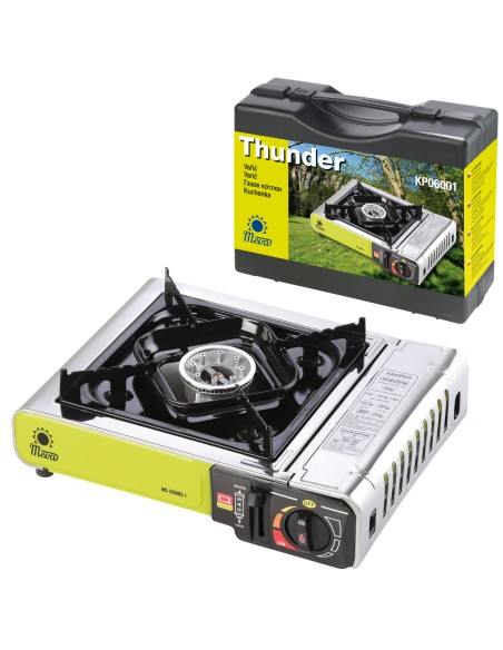 Dujinė stovyklavietė THUNDER PRO 2kW Dujinė stovyklavietė THUNDER PRO 2kW