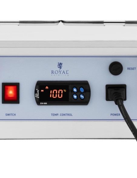 Elektrinis padažo šokoladinis šildytuvas 6 x 1,5 l 1500 W Elektrinis padažo šokoladinis šildytuvas 6 x 1,5 l 1500 W