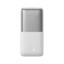 Powerbank Bipow Pro 10000mAh 20W su USB kabeliu USB-C 3A 0,3m balta