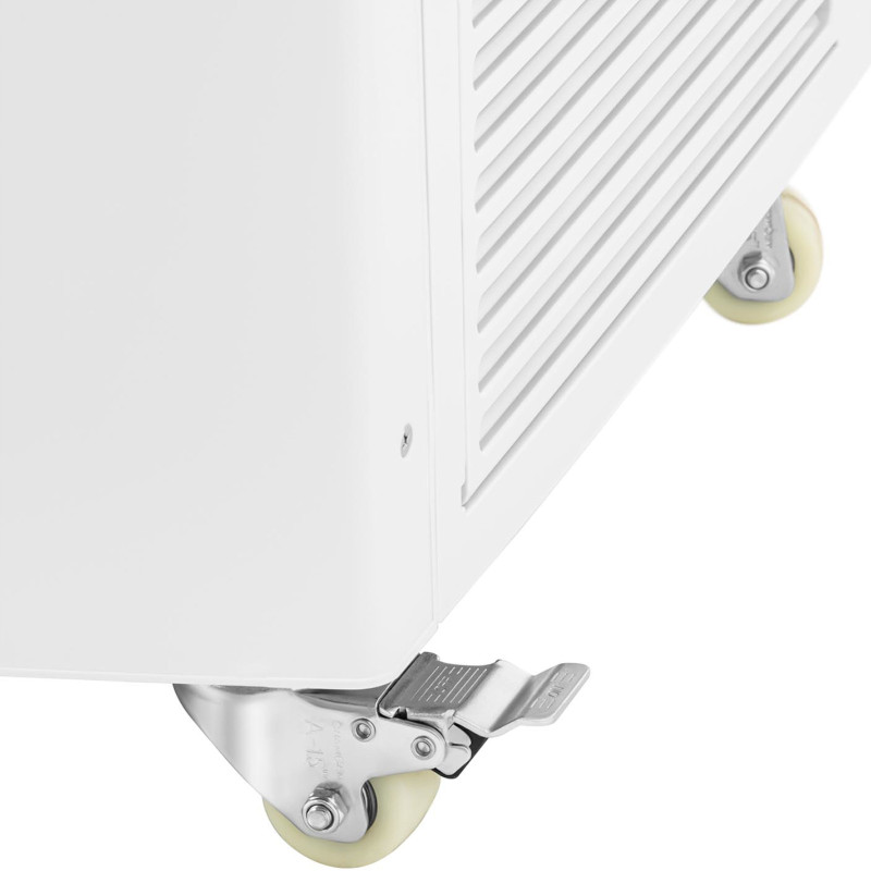 Įstiklinta šaldytuvo vitrina su 4 lentynomis 238 l - balta