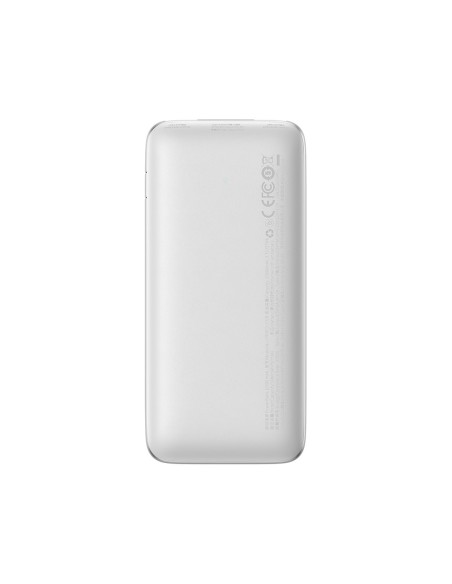 Powerbank Bipow Pro 10000mAh 20W su USB kabeliu USB-C 3A 0,3m balta
