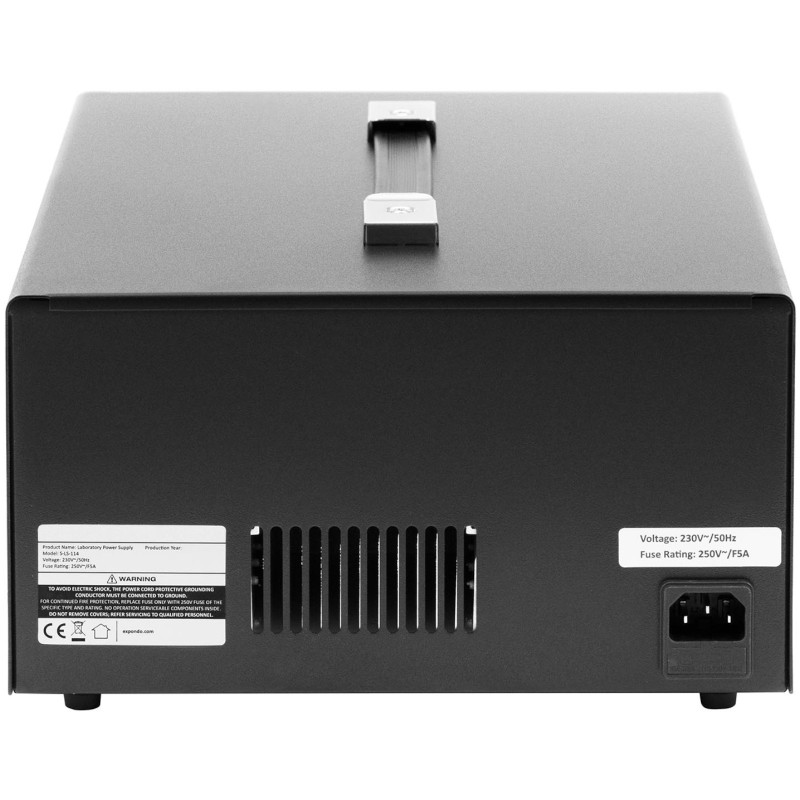 Laboratorinio aptarnavimo maitinimas 0-30 V 0-5 A DC 550 W LED USB RS232