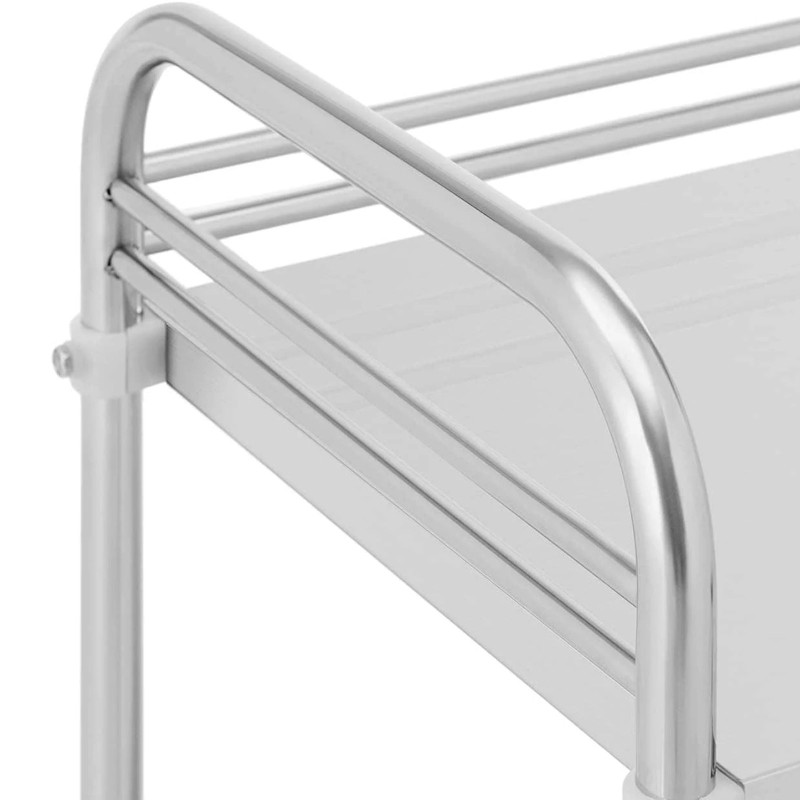 Kosmetinio gydymo laboratorinis vežimėlis STEEL 2 lentynos 1 stalčius 72 x 44 x 86 cm 20 kg