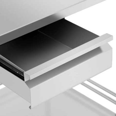 Kosmetinio gydymo laboratorinis vežimėlis STEEL 2 lentynos 1 stalčius 72 x 44 x 86 cm 20 kg Kosmetinio gydymo laboratorinis vežimėlis STEEL 2 lentynos 1 stalčius 72 x 44 x 86 cm 20 kg