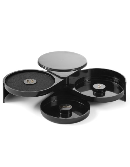 Barmeno smulkintuvas stiklinėms dekoruoti 3 indeliai sulčių cukraus druskos - Hendi 596777