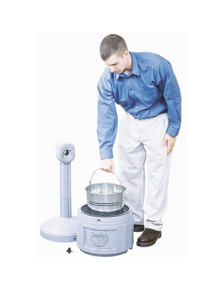 Lauko miesto peleninė ant stabilaus pagrindo, dangtelis. 15L sk. 42cm aukstis 98cm pilka Lauko miesto peleninė ant stabilaus pagrindo, dangtelis. 15L sk. 42cm aukstis 98cm pilka