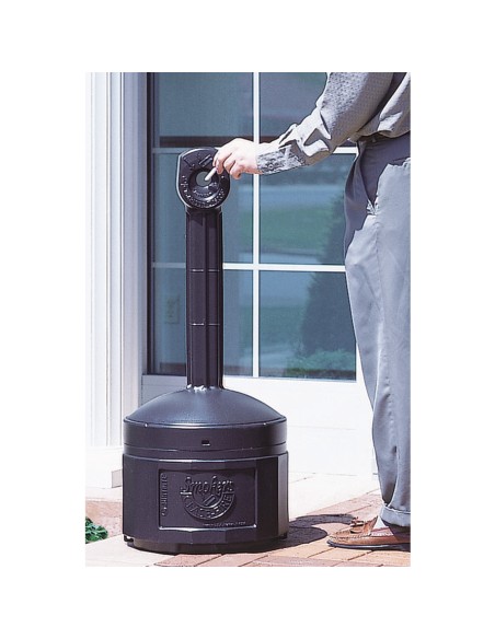 Lauko miesto peleninė ant stabilaus pagrindo, dangtelis. 15L sk. 42cm aukstis 98cm pilka Lauko miesto peleninė ant stabilaus pagrindo, dangtelis. 15L sk. 42cm aukstis 98cm pilka