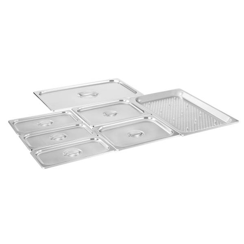 Bain marie laisvai pastatomas vandens šildytuvas su čiaupu 6 x GN 150mm 55L Royal Catering
