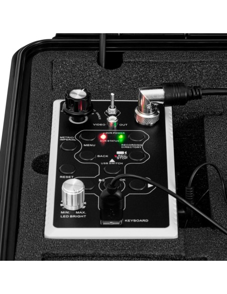 Endoskopinė tikrinimo kamera LCD TFT 9'' sk. vamzdžiai 70-300 mm, ilgis 60 m