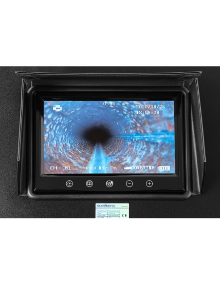 Endoskopinė tikrinimo kamera LCD TFT 9'' sk. vamzdžiai 70-300 mm, ilgis 60 m