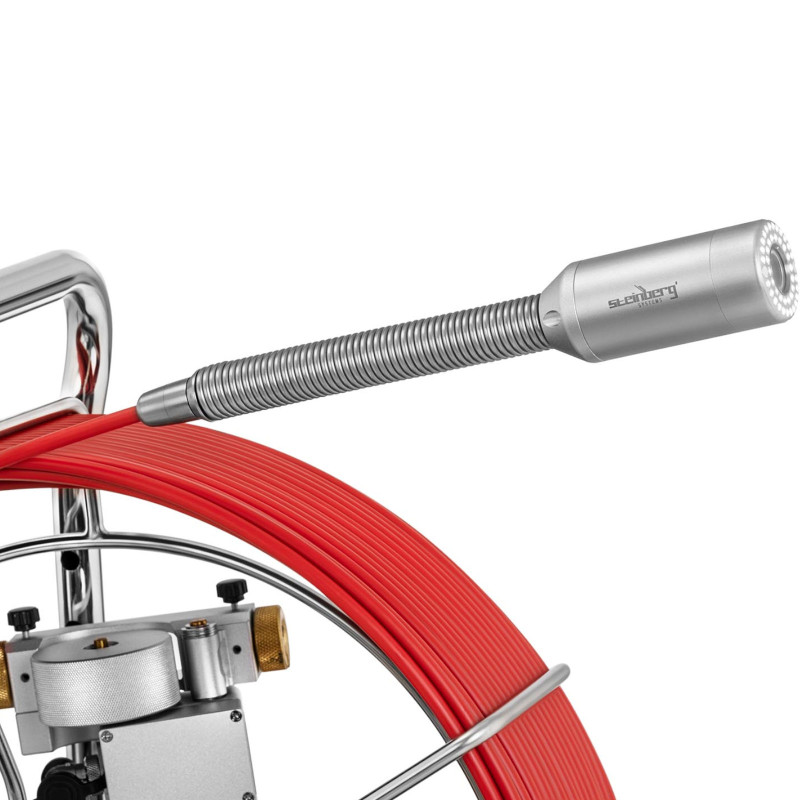 Endoskopinė tikrinimo kamera LCD TFT 9'' sk. vamzdžiai 70-300 mm, ilgis 60 m