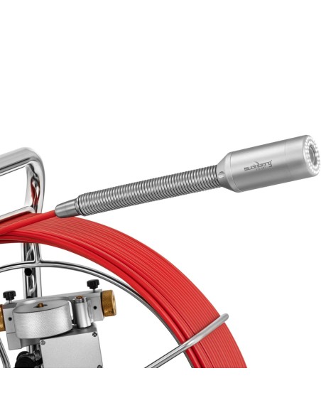 Endoskopinė tikrinimo kamera LCD TFT 9'' sk. vamzdžiai 70-300 mm, ilgis 60 m