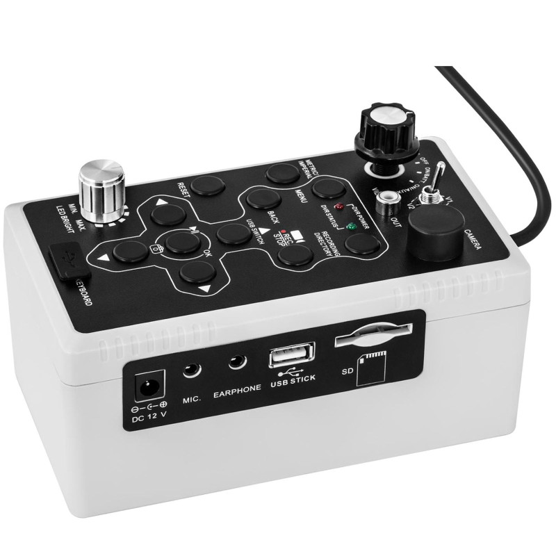 Endoskopinė tikrinimo kamera LCD TFT 9'' sk. vamzdžiai 70-300 mm, ilgis 60 m