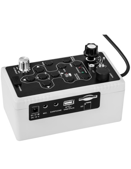 Endoskopinė tikrinimo kamera LCD TFT 9'' sk. vamzdžiai 70-300 mm, ilgis 60 m