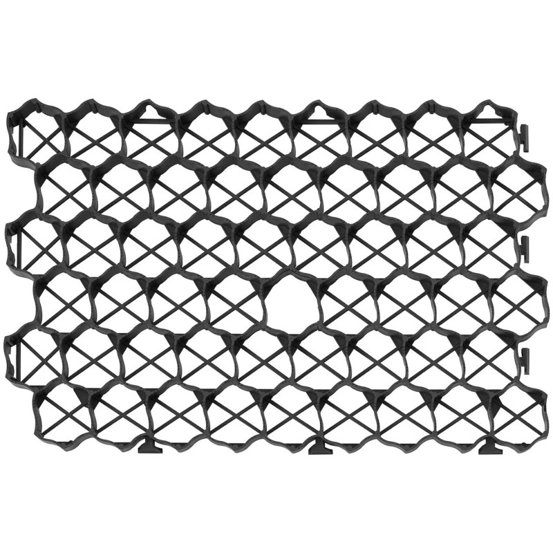Modulinės parkavimo vejos grotelės 60 x 40 x 3 cm 5 vnt.juodas