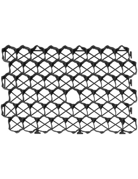 Modulinės parkavimo vejos grotelės 60 x 40 x 3 cm 5 vnt.juodas Modulinės parkavimo vejos grotelės 60 x 40 x 3 cm 5 vnt.juodas