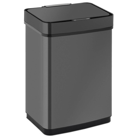 Automatinė bekontaktė stačiakampė šiukšlių dėžė su judesio jutikliu 30 cm 50 l JUODA Automatinė bekontaktė stačiakampė šiukšlių dėžė su judesio jutikliu 30 cm 50 l JUODA