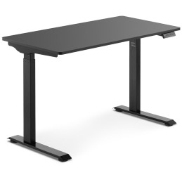 Elektrinis reguliuojamo aukščio stalas 120x60 cm aukštis 730-1233 mm JUODAS