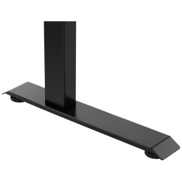 Elektrinis reguliuojamo aukščio stalas 120x60 cm aukštis 730-1233 mm JUODAS