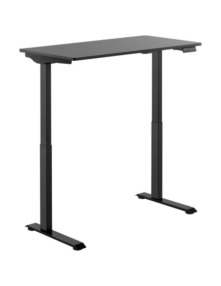 Elektrinis reguliuojamo aukščio stalas 120x60 cm aukštis 730-1233 mm JUODAS Elektrinis reguliuojamo aukščio stalas 120x60 cm aukštis 730-1233 mm JUODAS