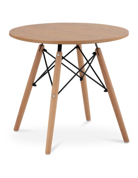 Stalas apvalus stalas su medinėmis kojomis universalus maks. 150 kg sk. 60 cm Stalas apvalus stalas su medinėmis kojomis universalus maks. 150 kg sk. 60 cm