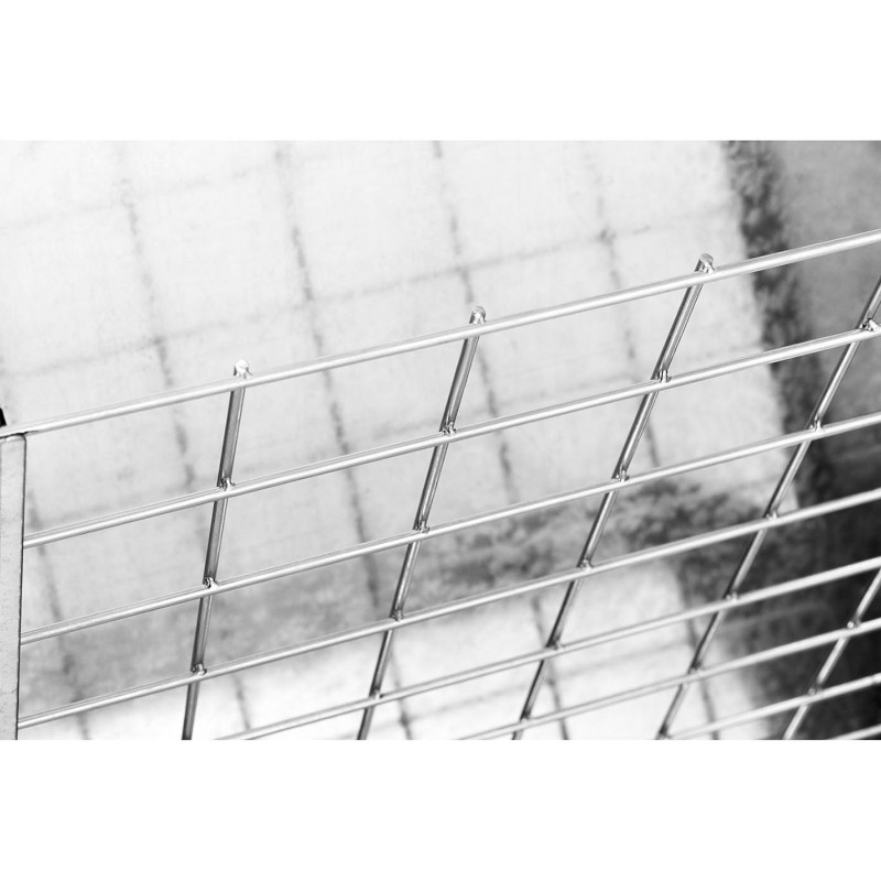 Šieno tiektuvas avims ožkoms, plieninis, 56x39,5x60 cm