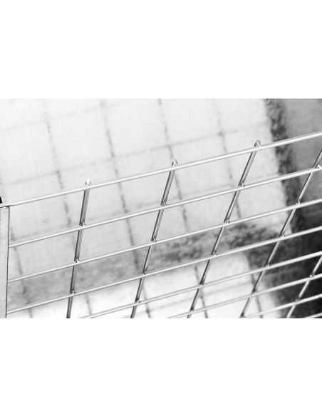 Šieno tiektuvas avims ožkoms, plieninis, 56x39,5x60 cm