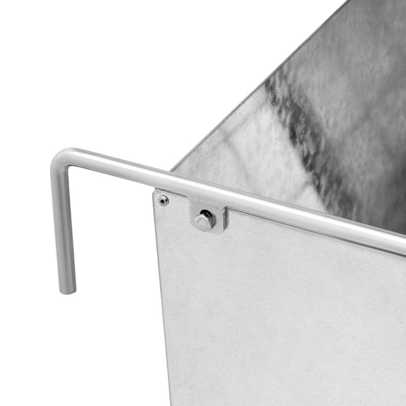 Šieno tiektuvas avims ožkoms, plieninis, 56x39,5x60 cm