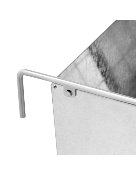 Šieno tiektuvas avims ožkoms, plieninis, 56x39,5x60 cm