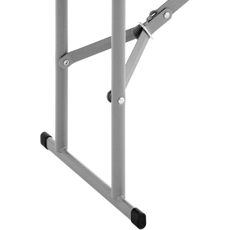 Baltas sulankstomas sodo maitinimo suolas iki 300 kg 183 x 30 x 43 cm