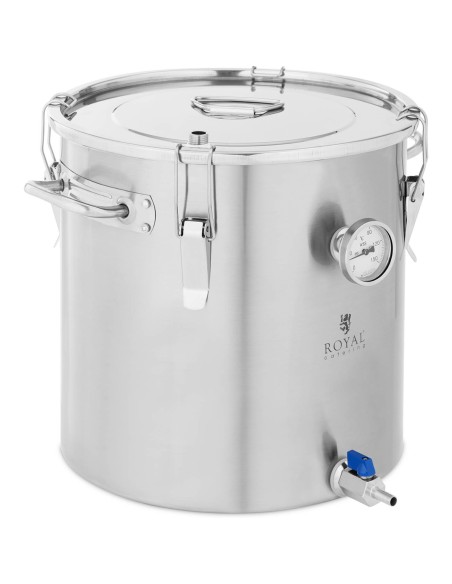 Konteinerio puodo fermentacijos katilas nerūdijantis plienas 0-150C 30 l Konteinerio puodo fermentacijos katilas nerūdijantis plienas 0-150C 30 l