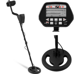 Metalo detektoriaus LCD diapazonas iki 18 cm skersmens. ritė 20,5 cm