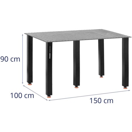Montavimo suvirinimo stalas 150 x 100 cm iki 200 kg Montavimo suvirinimo stalas 150 x 100 cm iki 200 kg