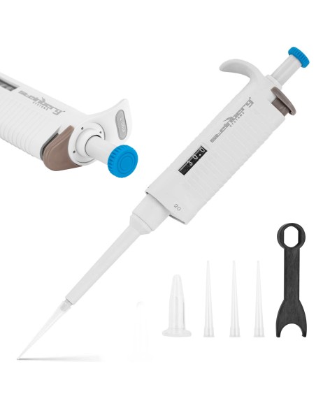 Vieno kanalo laboratorinė pipetė 0,002-0,02 ml Vieno kanalo laboratorinė pipetė 0,002-0,02 ml
