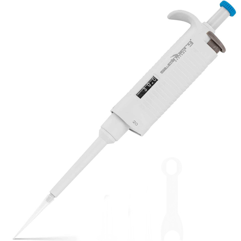 Vieno kanalo laboratorinė pipetė 0,002-0,02 ml