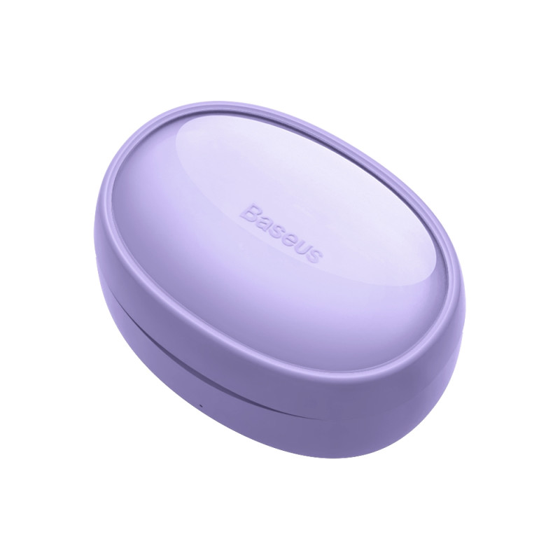 Belaidės ausinės TWS Bluetooth 5.2 vandeniui atsparios IP55 Bowie E2 violetinės spalvos
