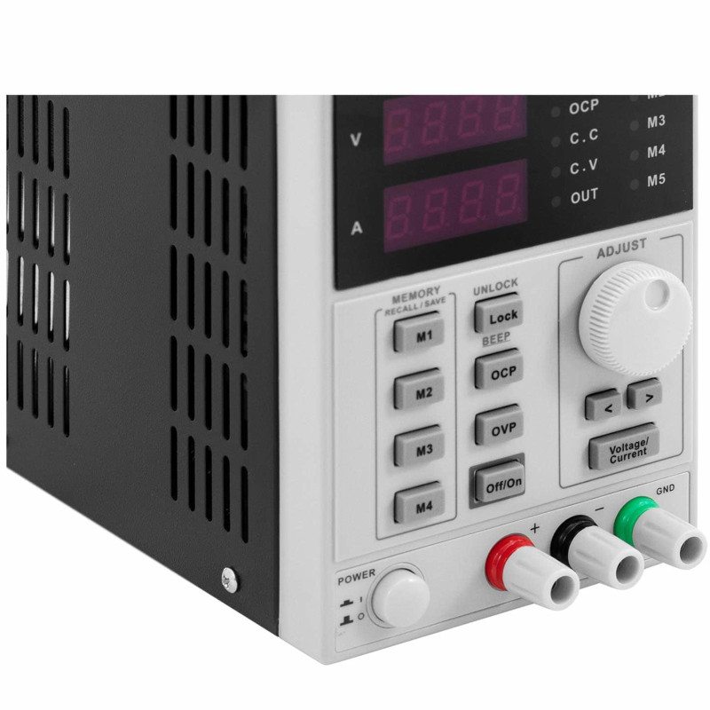 Serviso laboratorijos maitinimo šaltinis 0-60 V 0-5 A DC 550 W LED USB RS233
