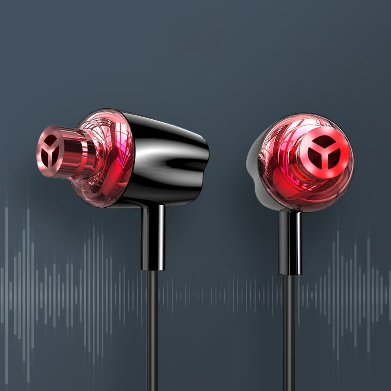 Į ausis įdedamos ausinės 3,5 mm mini lizdas su nuotolinio valdymo pultu ir juodu mikrofonu