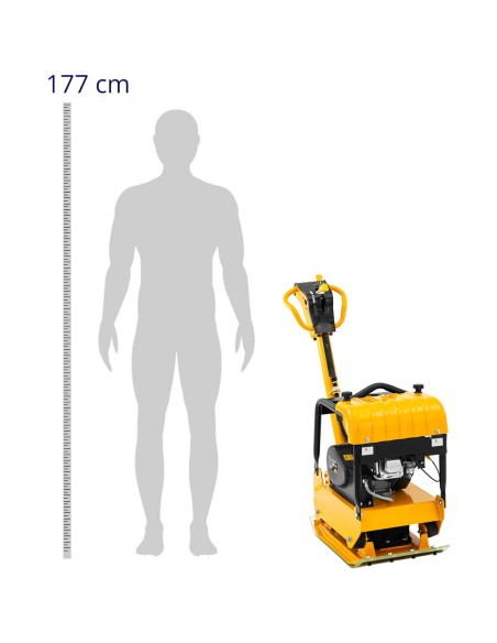 Apverčiamas tankintuvas benzininis plaktuvas 62 x 40 cm 4100 W 6,5 AG Apverčiamas tankintuvas benzininis plaktuvas 62 x 40 cm 4100 W 6,5 AG