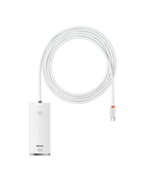 Lite serijos USB-C HUB adapteris 4x USB 3.0 2m baltas Lite serijos USB-C HUB adapteris 4x USB 3.0 2m baltas